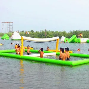 Inflatable Water Amusement Water Football Field, Water Basketball Court, Football Field Inflatable Water Amusement Equipment