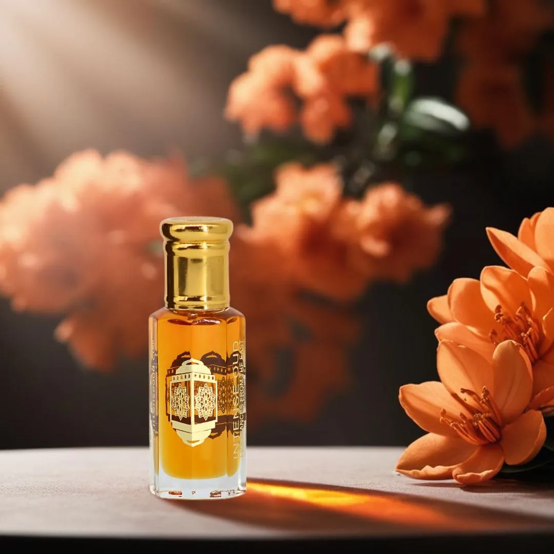 INTENSE OUD Liliana Arabian Perfume Oils For Women 12ML (0.40 OZ) – Fragrance Oil in Elegant Black Gift Box | Lush Floral Blend with Creamy Woody Finish | Concentrated Perfume Oil for Lasting Scent