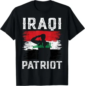 Iraqi Patriot Iraq Flag Baghdad love Iraq lover Iraqi Iraq T-Shirt