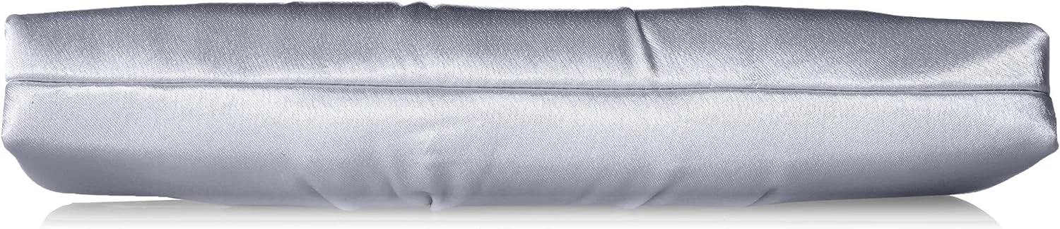 Jessica McClintock Blaire Women's Satin Frame Evening Clutch Bag Purse with Shoulder Chain Included