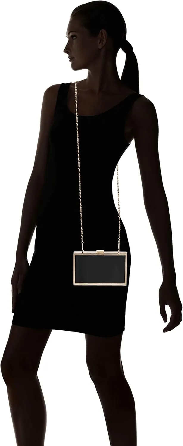 Jessica McClintock Women's Lucinda Lucite Clutch w/Pouch