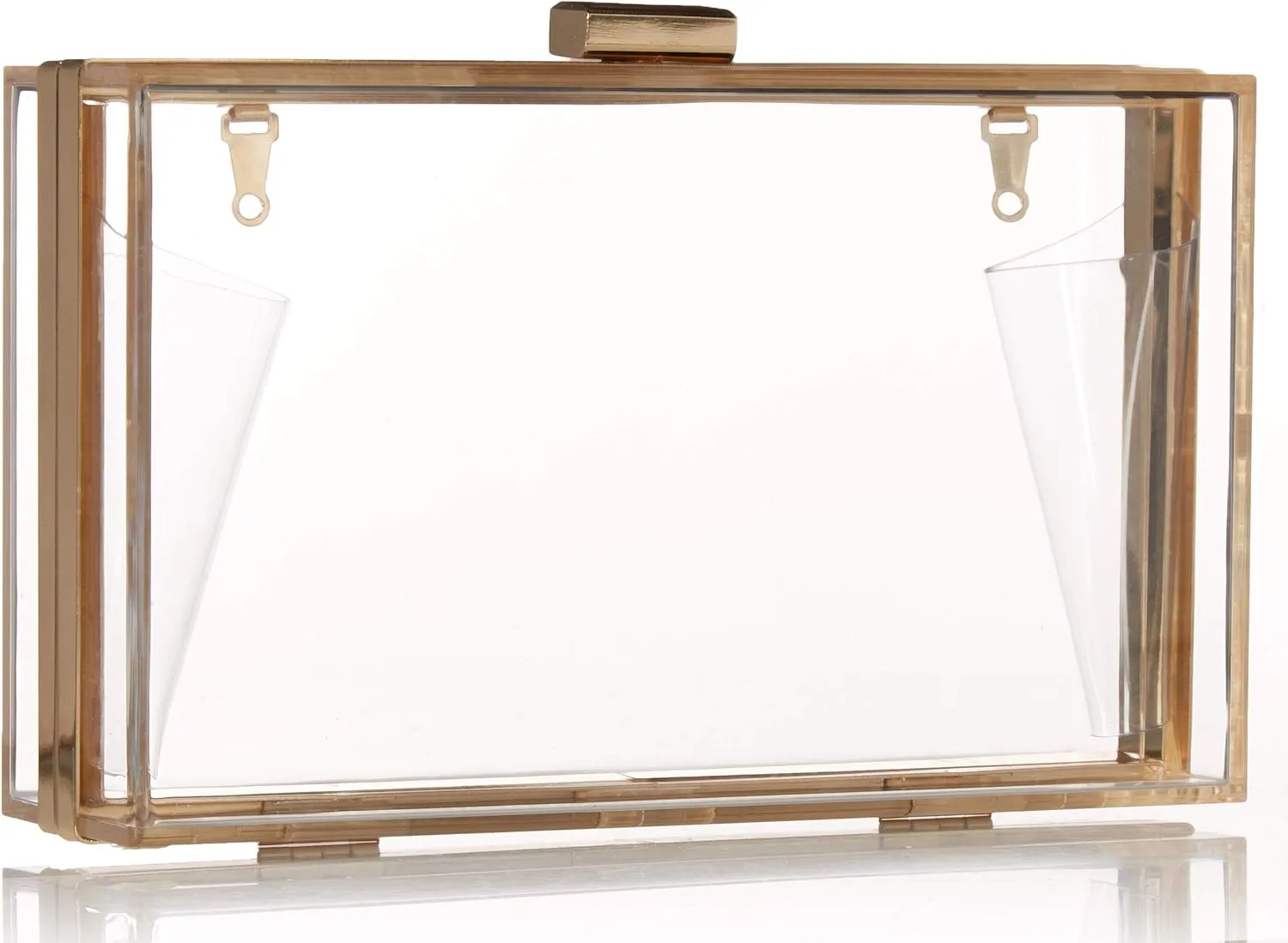 Jessica McClintock Women's Lucinda Lucite Clutch w/Pouch
