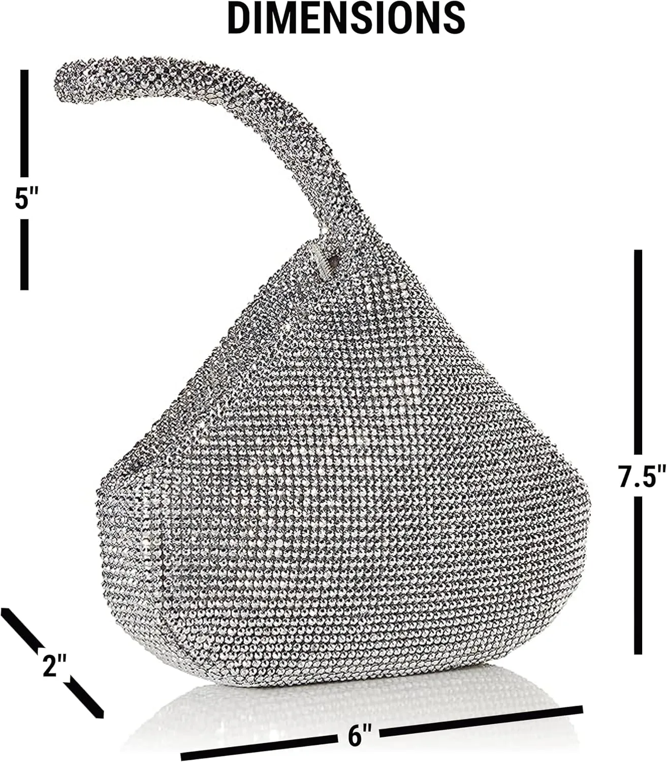 Jessica McClintock Women's Staci Mesh Wristlet Pouch