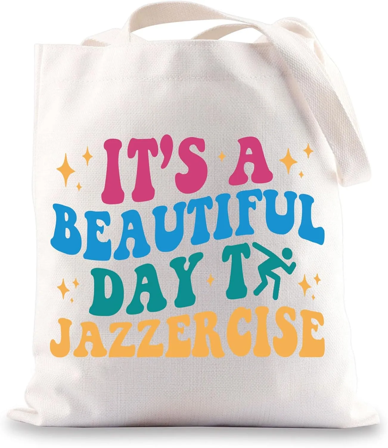 JNIAP Jazzercise Tote Bag - It's A Beautiful Day To Jazzercise Dancer Shoulder Bag