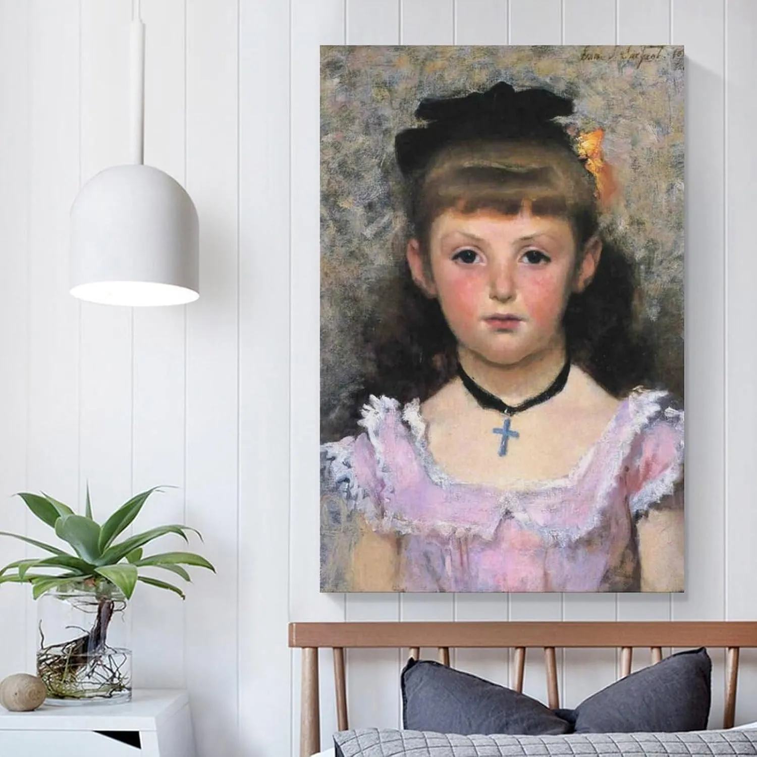 John Singer Sargent Painting by Jeanne Kieffer Poster Wall Art Poster Scroll Canvas Painting Picture Living Room Decor Home Framed/Unframed 12x18inch(30x45cm)
