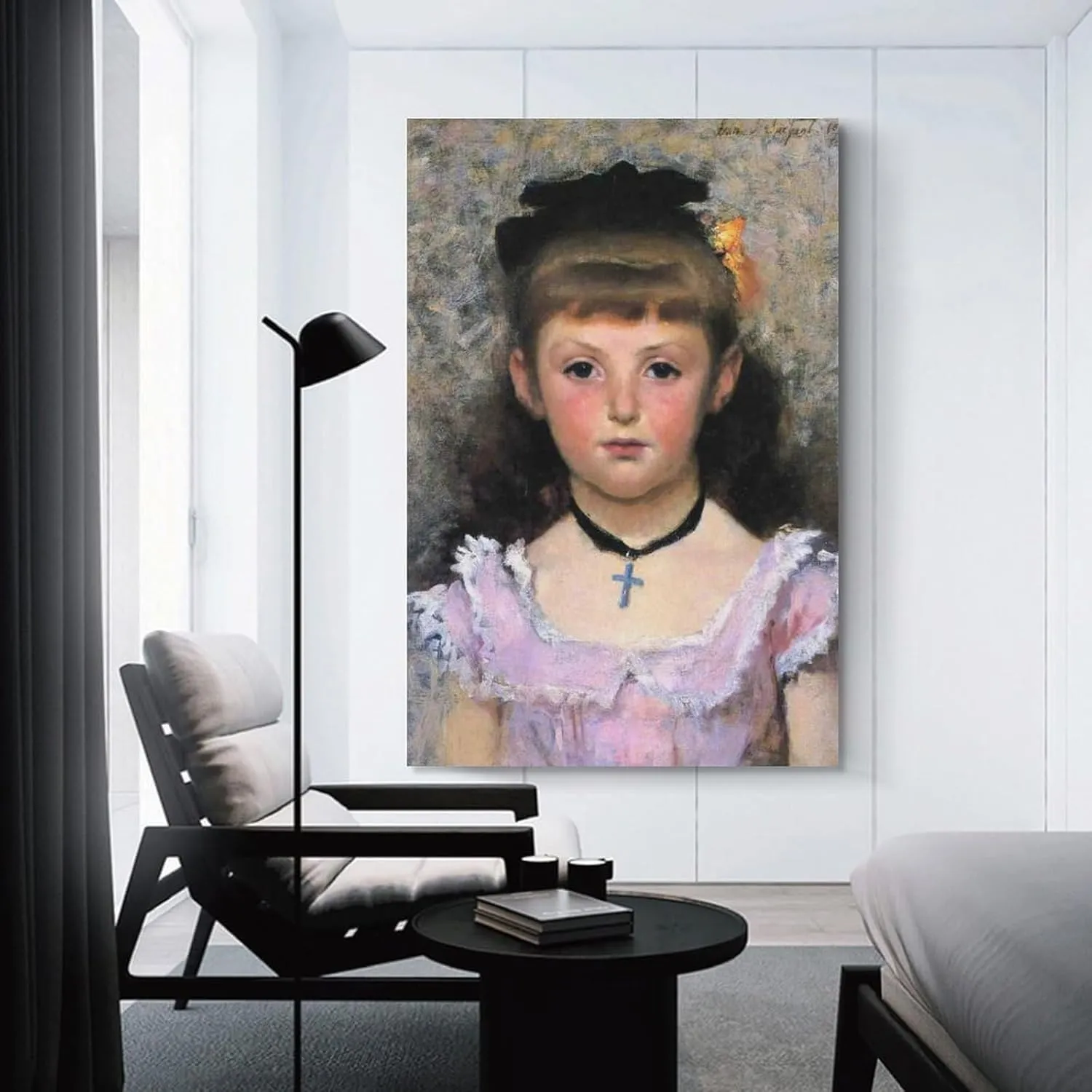 John Singer Sargent Painting by Jeanne Kieffer Poster Wall Art Poster Scroll Canvas Painting Picture Living Room Decor Home Framed/Unframed 12x18inch(30x45cm)