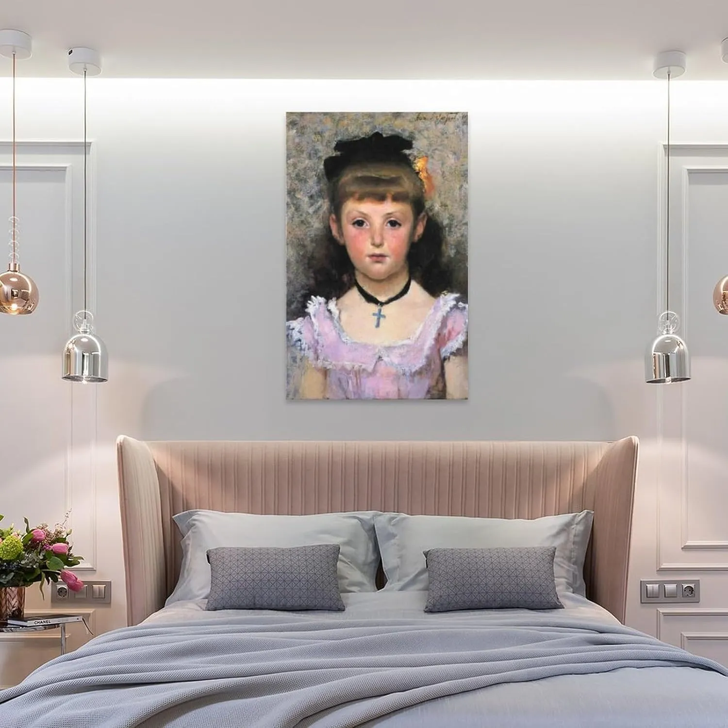John Singer Sargent Painting by Jeanne Kieffer Poster Wall Art Poster Scroll Canvas Painting Picture Living Room Decor Home Framed/Unframed 12x18inch(30x45cm)