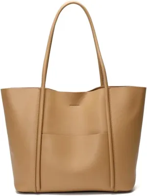 JSEIAJB Women's Bag Tote Bag Portable Large Bag to Work Commuting Single Shoulder Bag Women's Large Capacity
