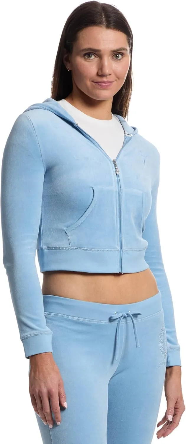 Juicy Couture Women's Heritage Cropped Track Jacket