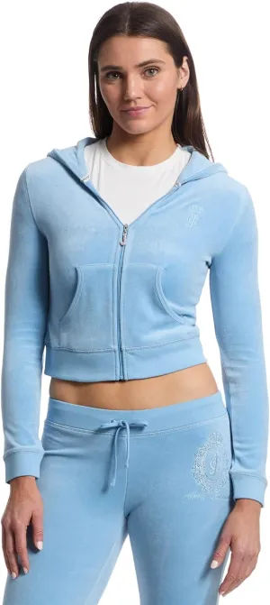 Juicy Couture Women's Heritage Cropped Track Jacket