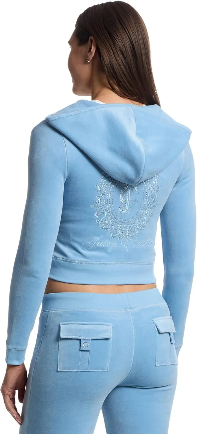 Juicy Couture Women's Heritage Cropped Track Jacket