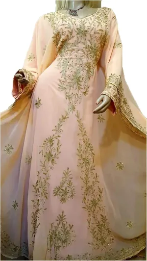 Kaftans for Women New Moroccan Dubai Kaftans Farasha Abaya Dress Very Fancy Long Gown Caftan