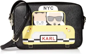 KARL LAGERFELD Paris Women's Maybelle Graphic Camera Crossbody