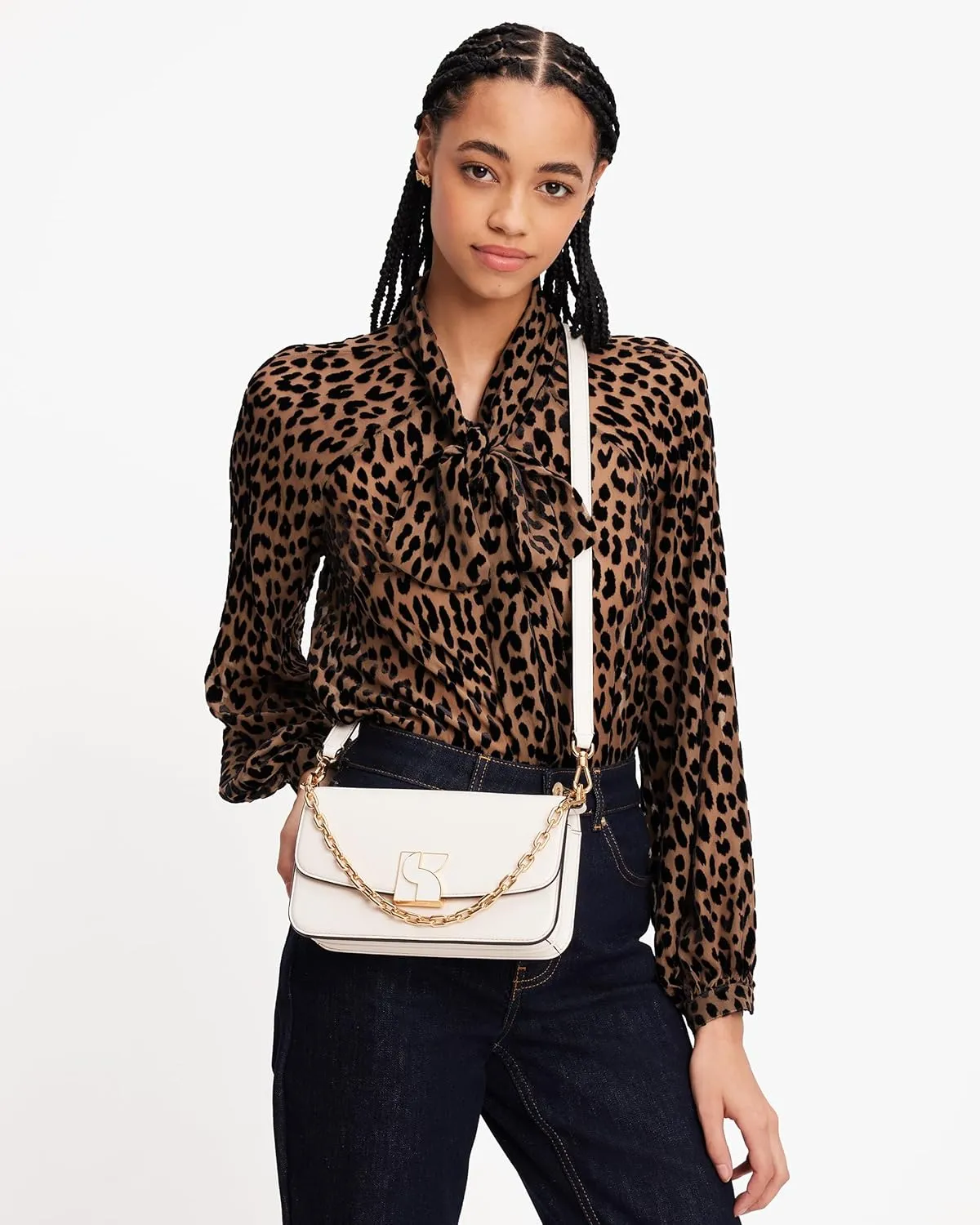 kate spade new york Dakota Smooth Leather Small Crossbody