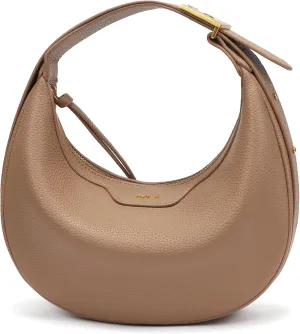 Keyli Crescent Shoulder Bag for Women Trendy Leather Crossbody Hobo Purse Vegan Clutch Handbag Adjustable Strap