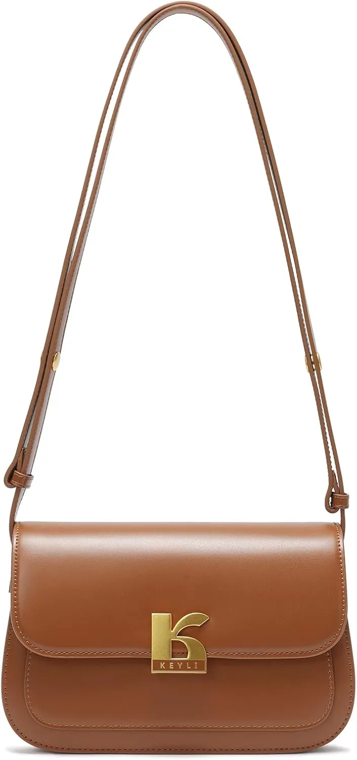 Keyli Shoulder Bag for Women Small Crossbody Bag Fashionable Purse Waterproof Leather Handbags Clutch Tote Designer Bags