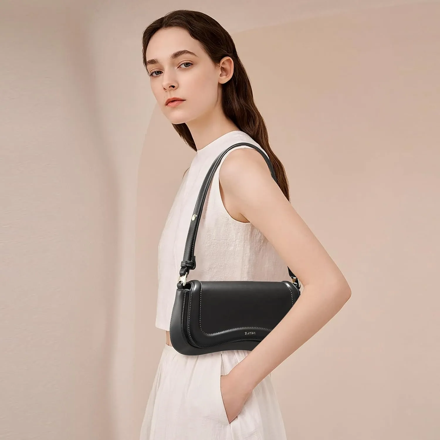 Keyli Small Shoulder Bag for women Trendy Crossbody Purse Waterproof Leather Handbags Clutch Tote Designer Bags