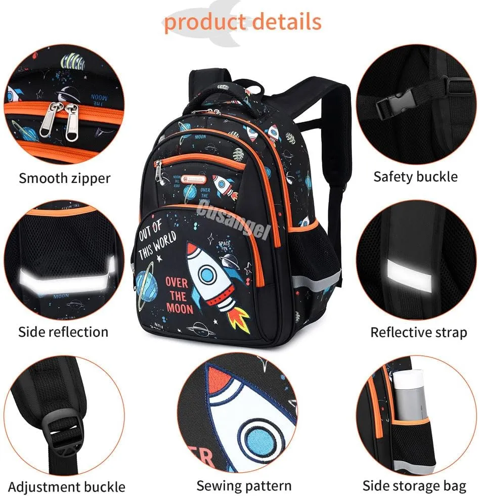 Kids Backpack for Girls Preschool Elementary Kindergarten School Bag 15.6″ Multifunctional Cute Large Capacity