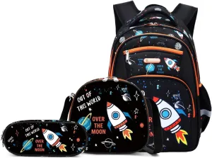 Kids Backpack for Girls Preschool Elementary Kindergarten School Bag 15.6″ Multifunctional Cute Large Capacity