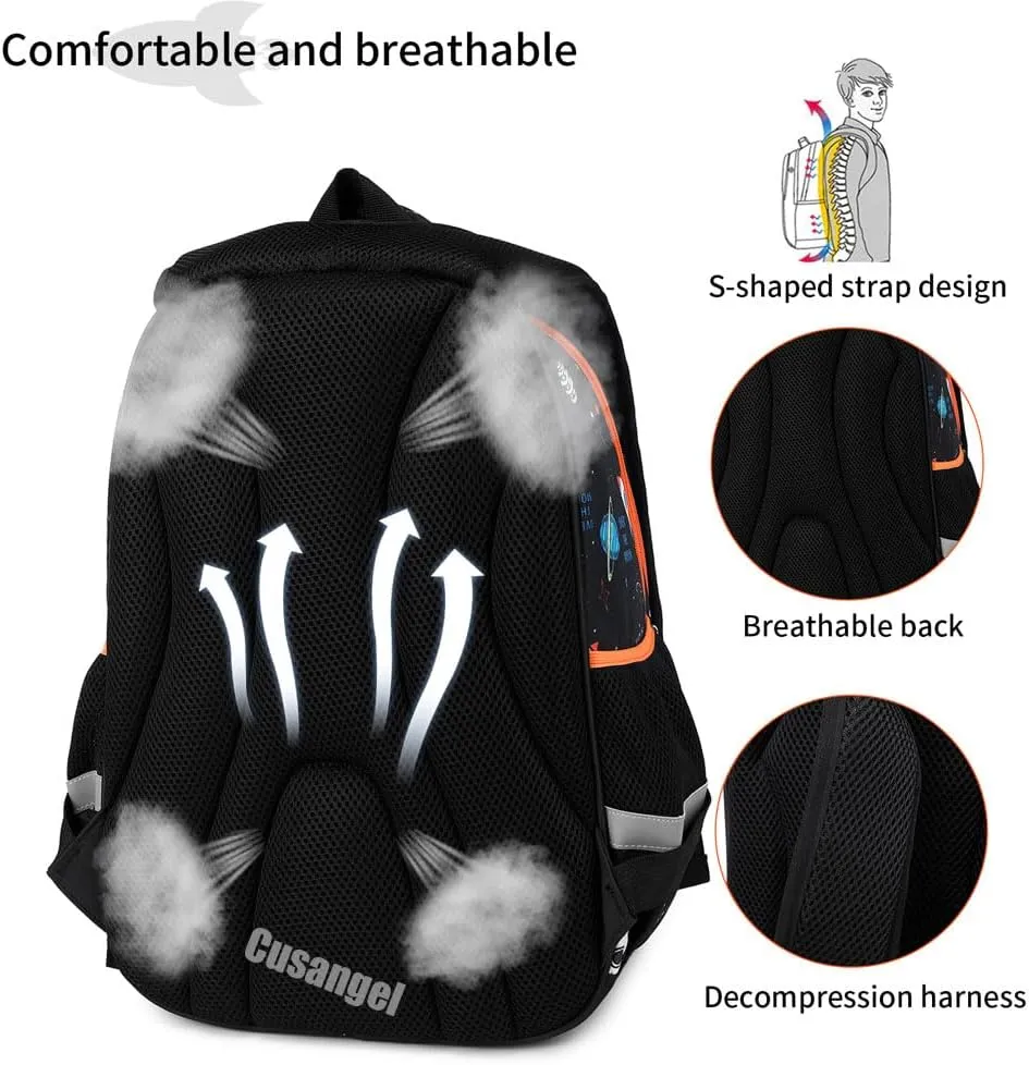 Kids Backpack for Girls Preschool Elementary Kindergarten School Bag 15.6″ Multifunctional Cute Large Capacity