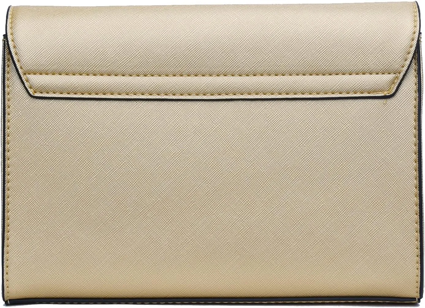 KKXIU Women Elegant Faux Leather Evening Envelope Clutch Purse Foldover Bags for Party Wedding Prom