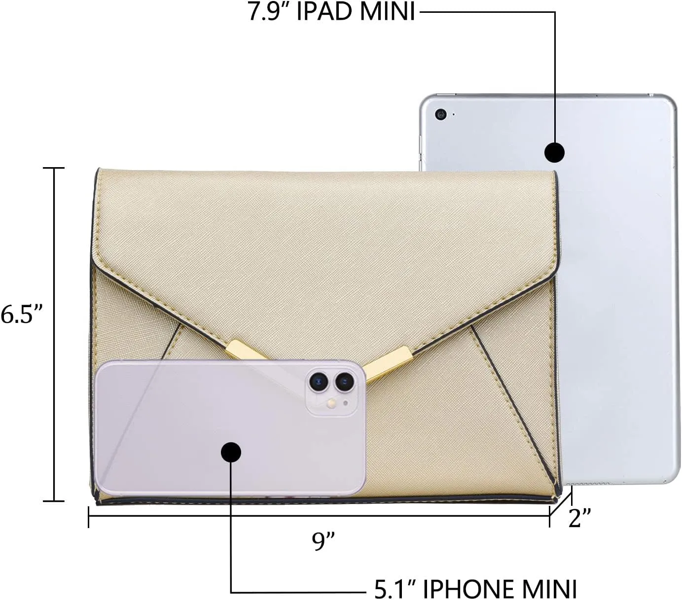 KKXIU Women Elegant Faux Leather Evening Envelope Clutch Purse Foldover Bags for Party Wedding Prom