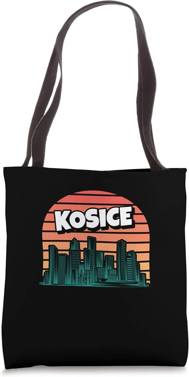 Kosice Retro Slovakia Vintage Slovakian Traveling Traveler Tote Bag