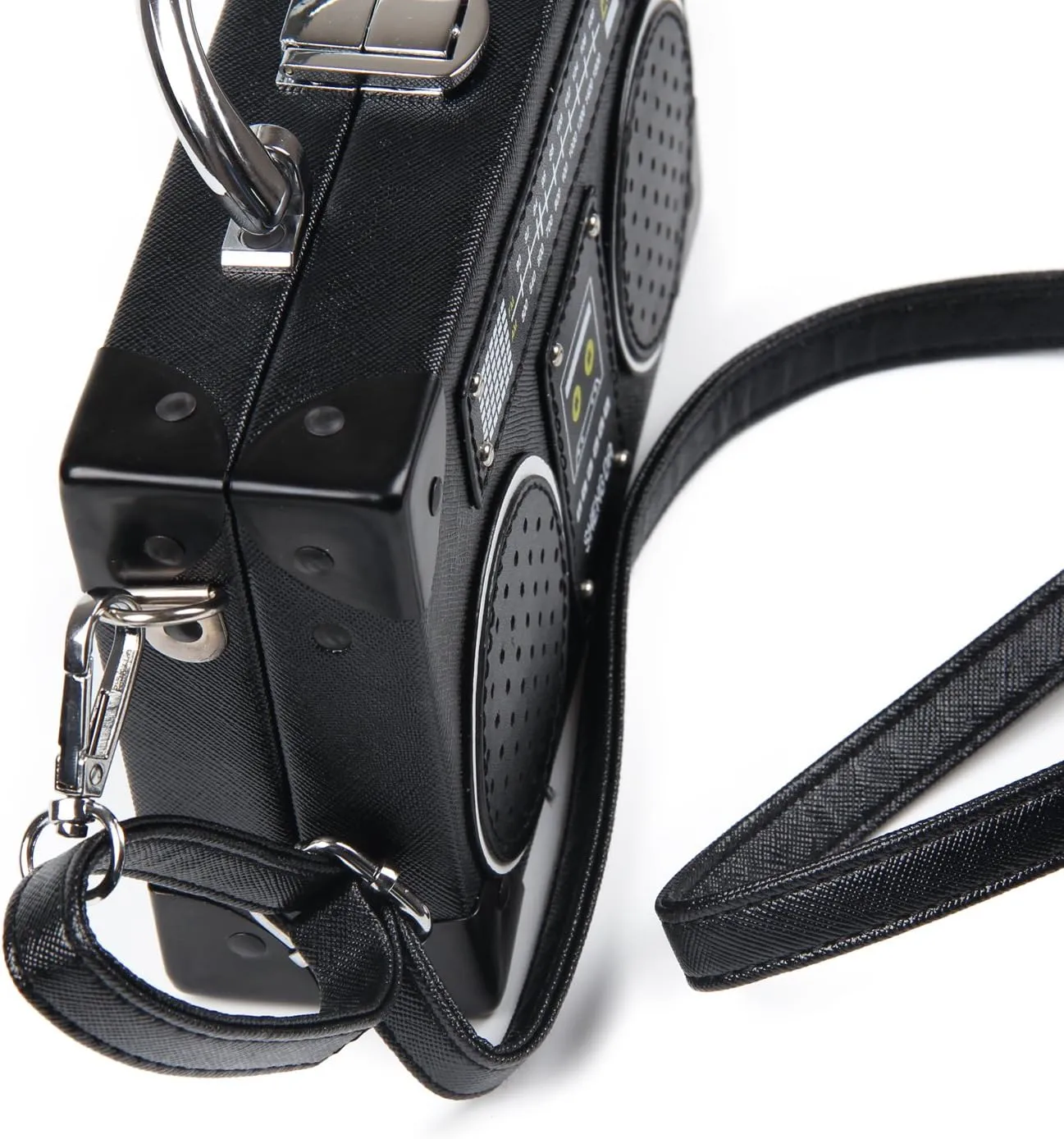 KUANG! Women Retro Radio Shaped Clutch Hundred Dollar Bill Box Shoulder Bag Elegant Evening Crossbody Handbag