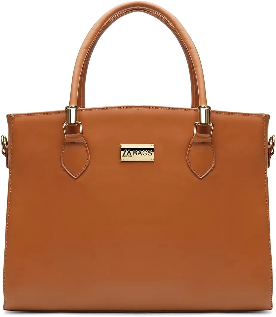 L.A Bags Genuine Leather Purses and Handbags for Women Shoulder Bags for Work Daily