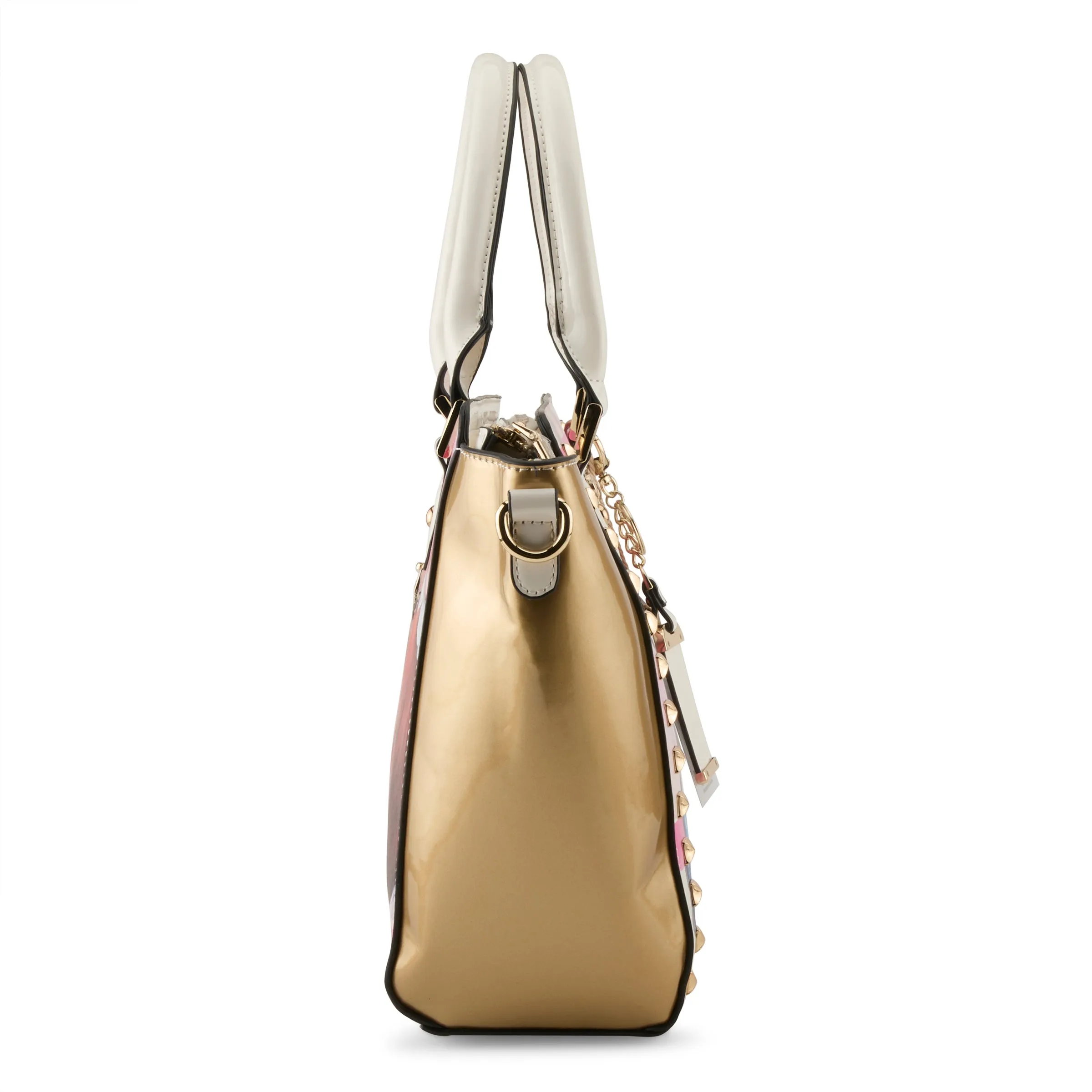 La Philipe Lp1022 14 Pink Beauty Handbag Satchel Pu Leather