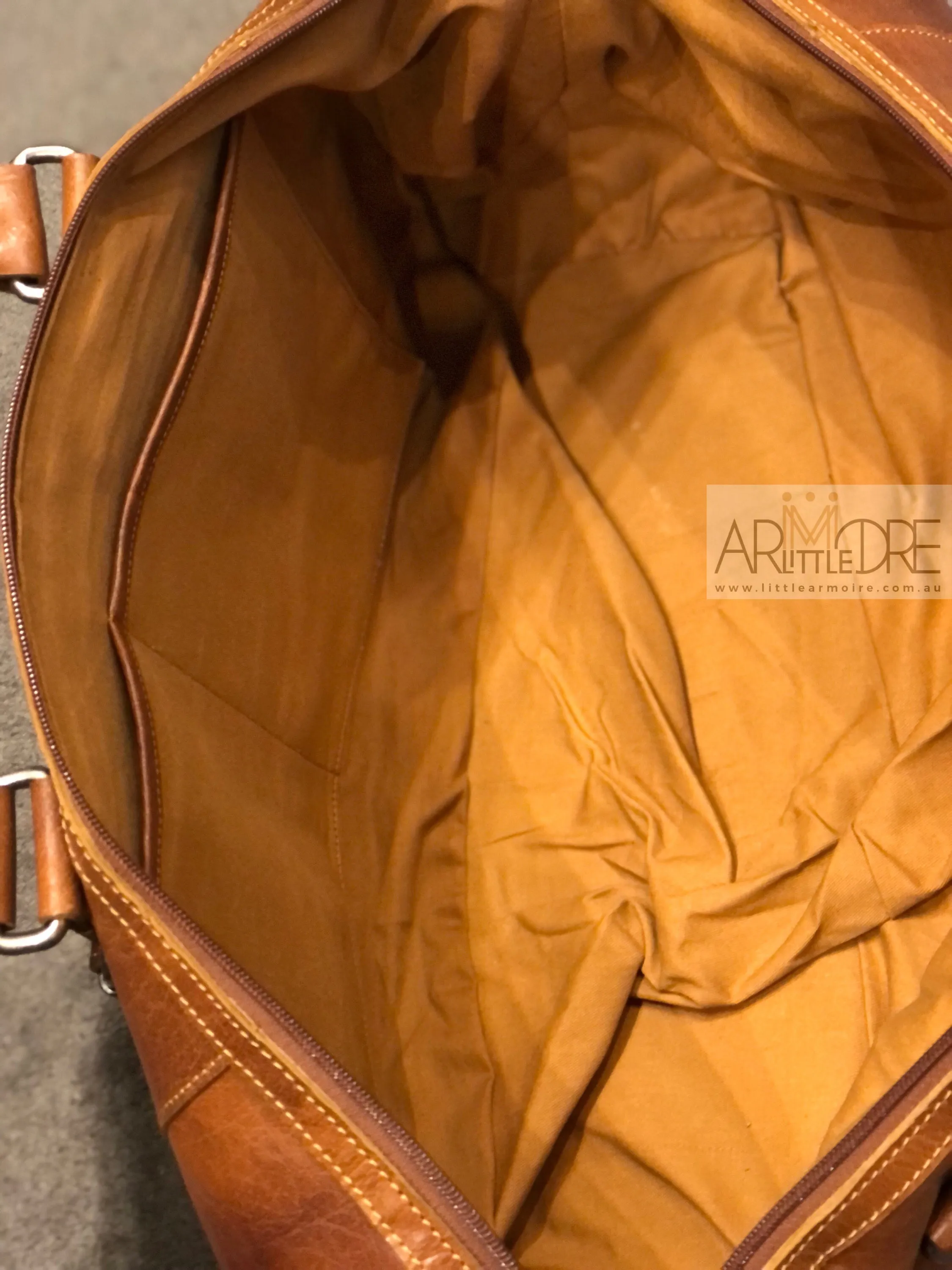 LA4006 Leather Overnight Bag