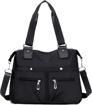 Large Capacity Shoulder Bag Multi Pocket Nylon Shoulder Bag Travel Backpack Multifunctional Bag Messenger Bag