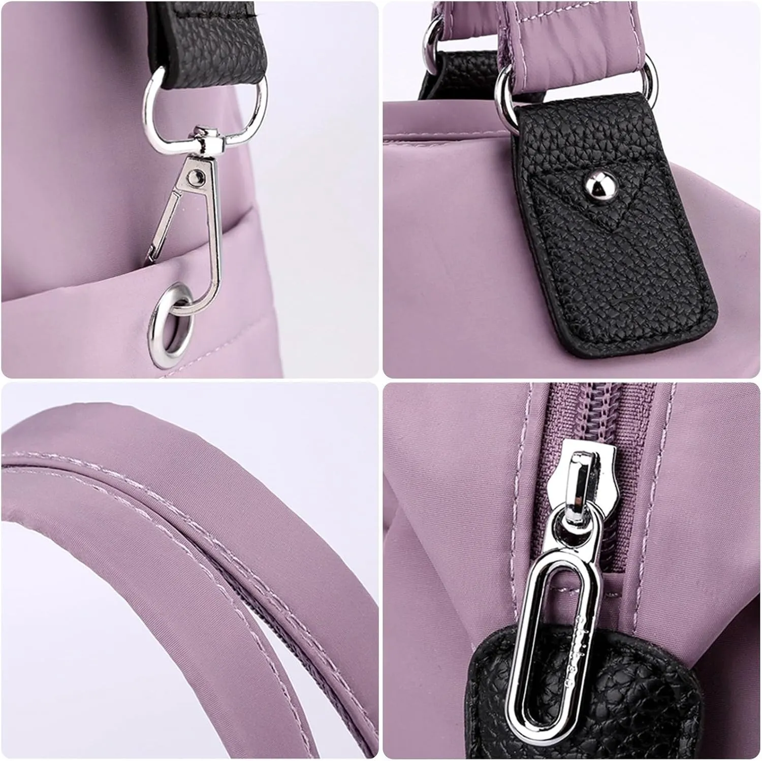 Large Capacity Shoulder Bag Multi Pocket Nylon Shoulder Bag Travel Backpack Multifunctional Bag Messenger Bag