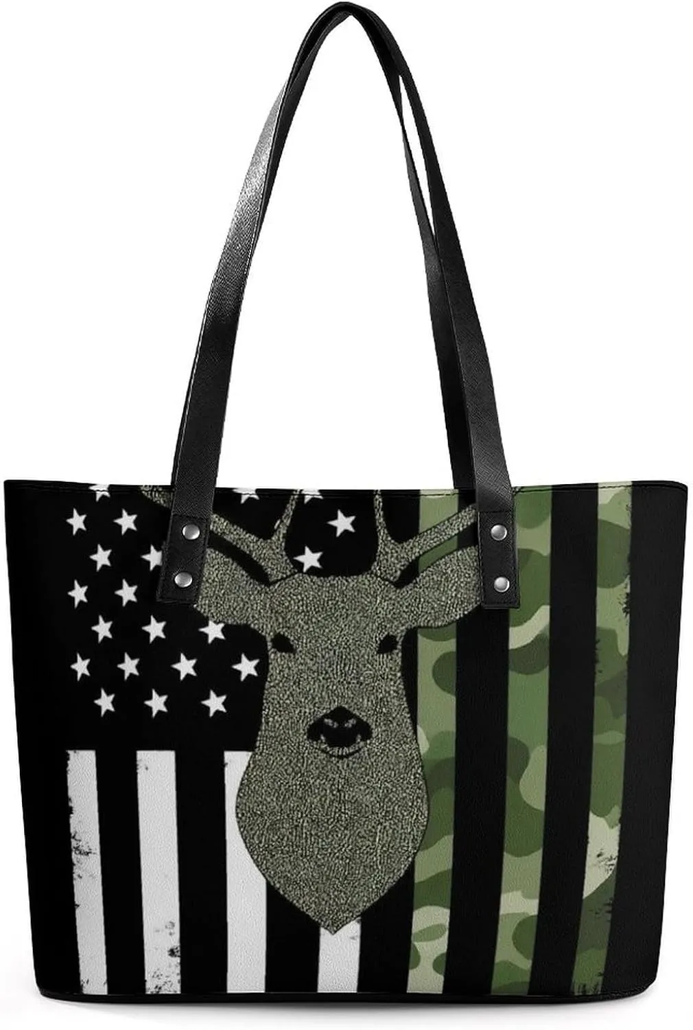 Large Capacity Tote Bag for Women, Women's Funny Lightweight Zipper Handbag for Shopping, Travel, Work
