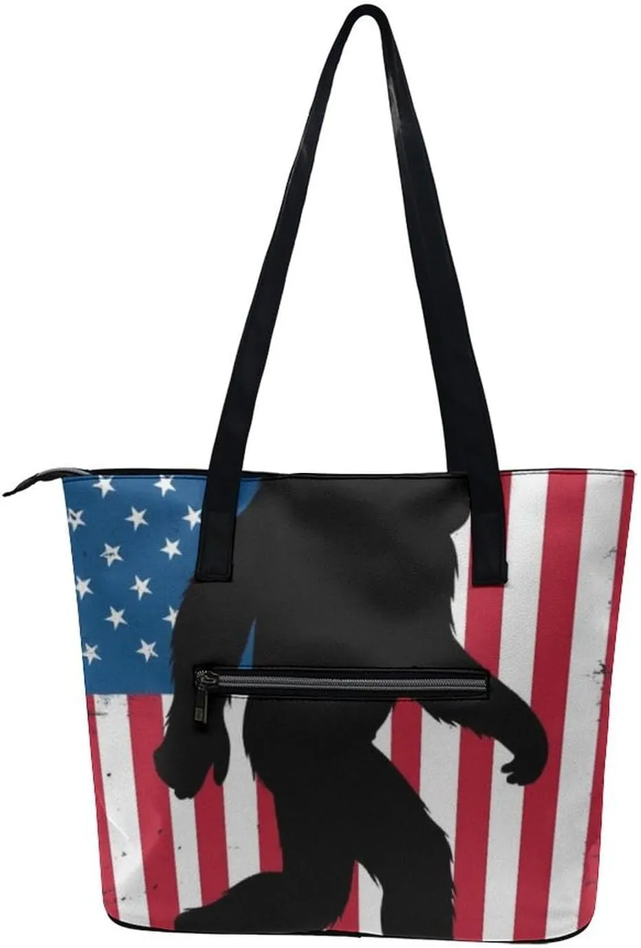 Large Capacity Tote Bag for Women, Women's Funny Lightweight Zipper Handbag for Shopping, Travel, Work