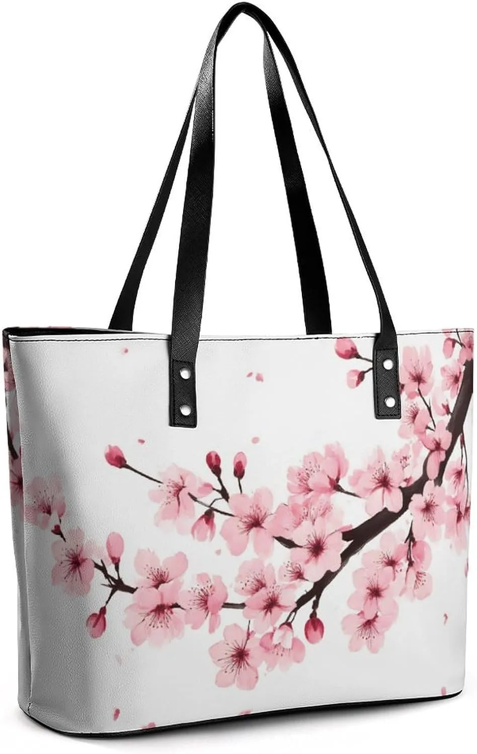 Large Leather Handbag Unisex Travel Lightweight Tote Bag For Daily Use