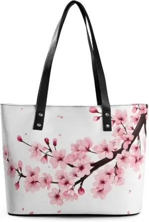 Large Leather Handbag Unisex Travel Lightweight Tote Bag For Daily Use