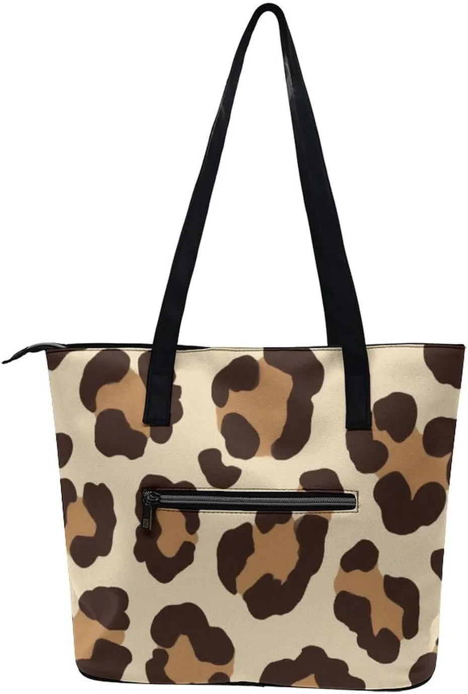 Large Leather Tote Bag Travel Work Daily Essentials Handbag For Women Men