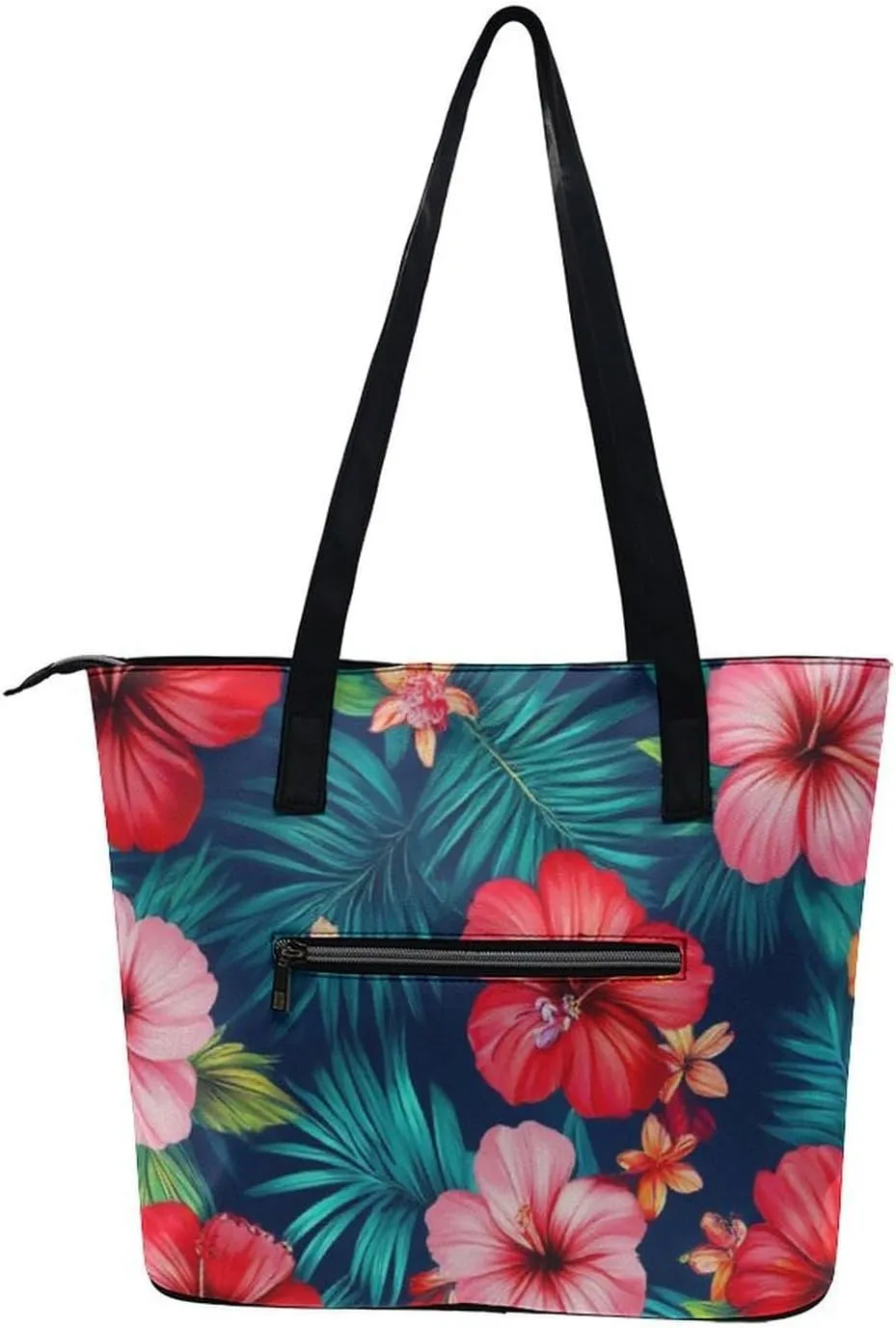Large Leather Tote Bag Travel Work Daily Essentials Handbag For Women Men