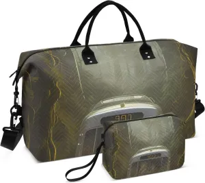 Large Travel Duffel Bag Sports Tote Gym Bag Overnight Weekender Bags Train Tunnel Carry On Luggage with Toiletry Bags