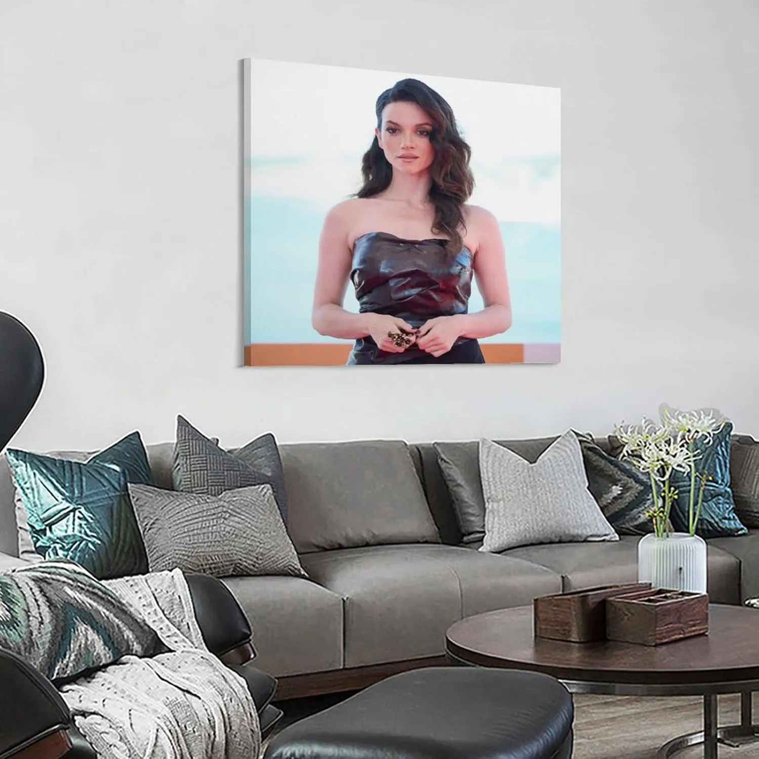 Lauren LaVera Poster (6) Canvas Poster Wall Art Picture Prints Hanging Photo Gift Idea Decor Home Posters Artworks 12x12inch(30x30cm)