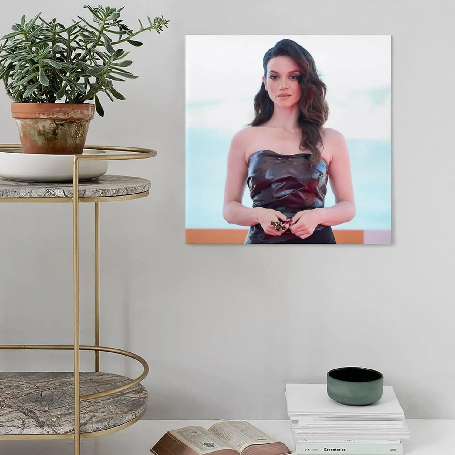 Lauren LaVera Poster (6) Canvas Poster Wall Art Picture Prints Hanging Photo Gift Idea Decor Home Posters Artworks 12x12inch(30x30cm)