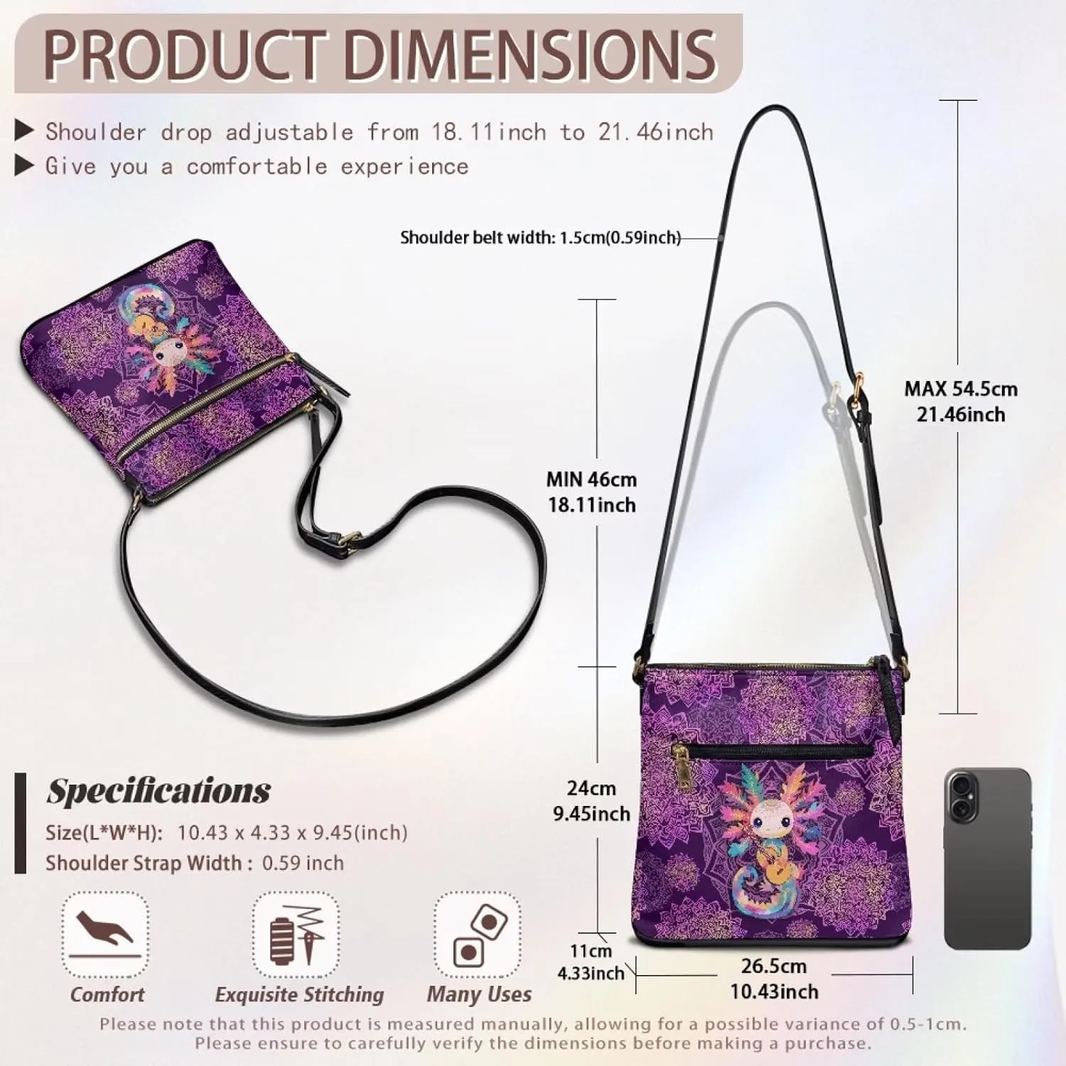 Leather Crossbody Bags for Women Large Sling Hobo Bag Trendy Messenger Bag with Zipper Closure for Dating Shopping