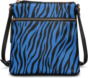 Leather Crossbody Bags for Women Large Sling Hobo Bag Trendy Messenger Bag with Zipper Closure for Dating Shopping