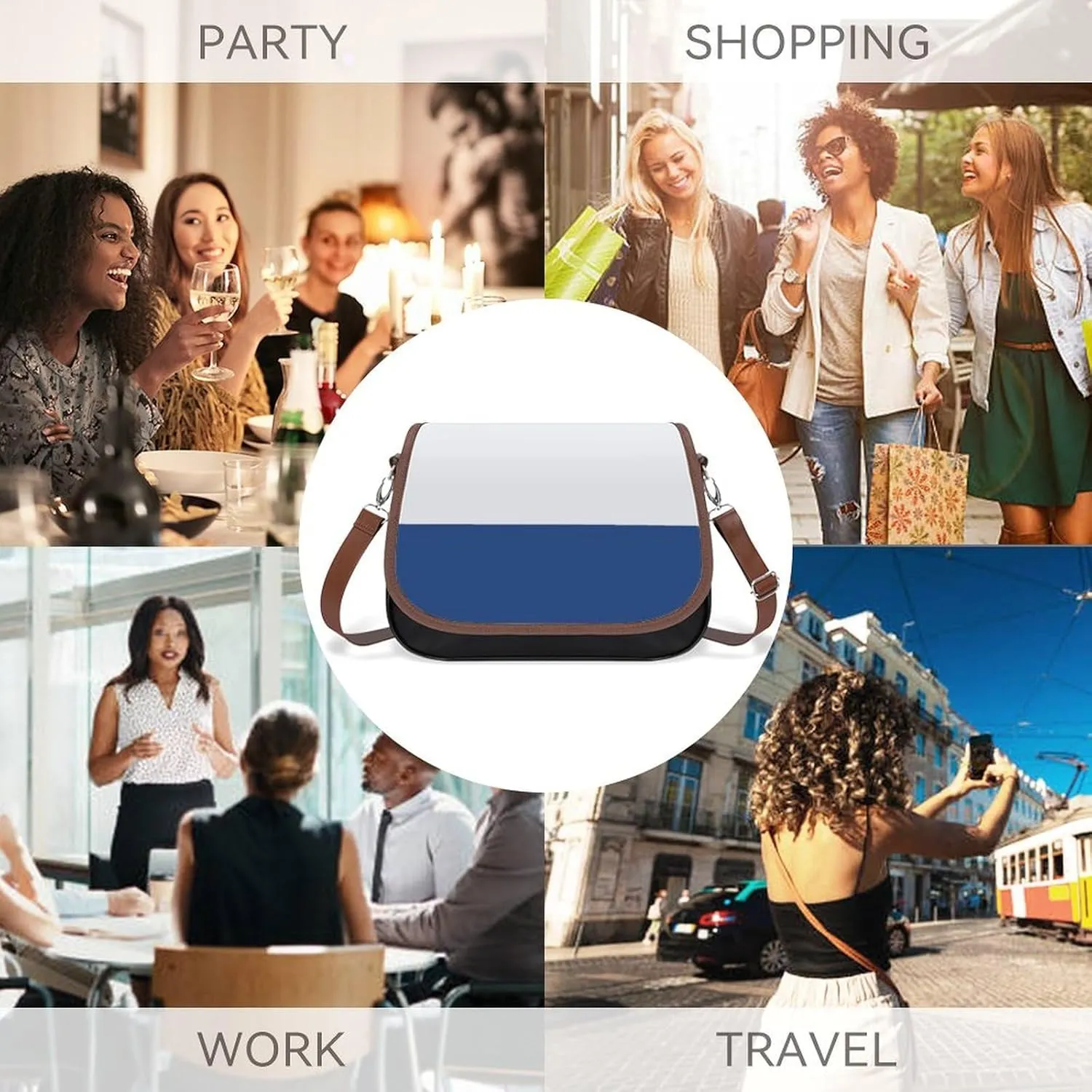 Leather Handbags for Women Crossbody Purses Shoulder Bags
