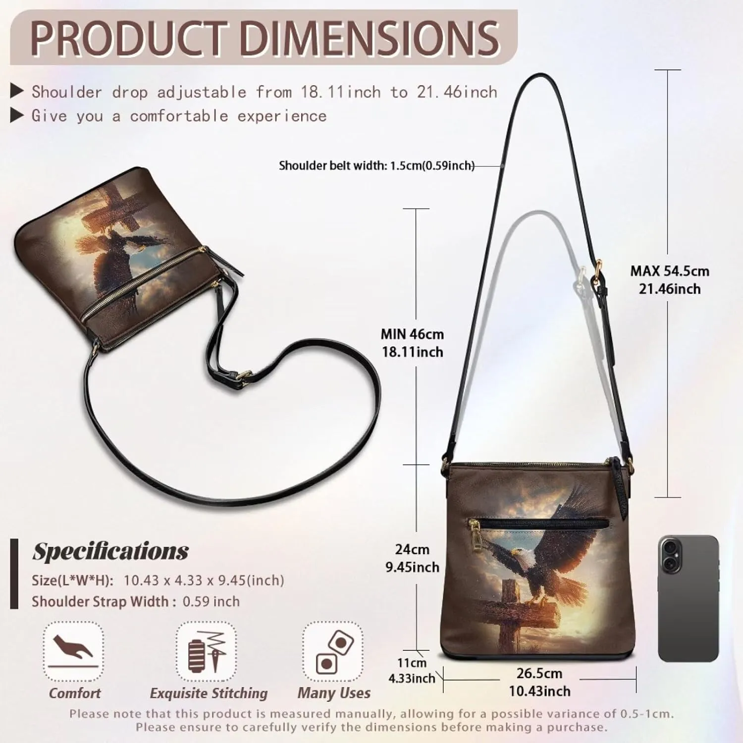 Leather Shoulder Bag for Women Casual Crossbody Bags for Women Handbags Hobo Purses for Shopping