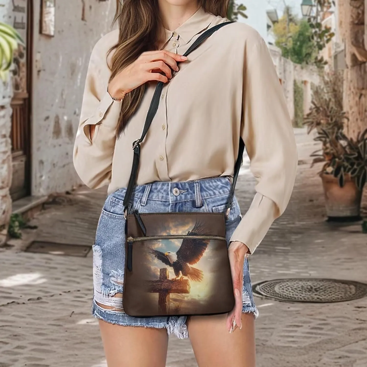 Leather Shoulder Bag for Women Casual Crossbody Bags for Women Handbags Hobo Purses for Shopping