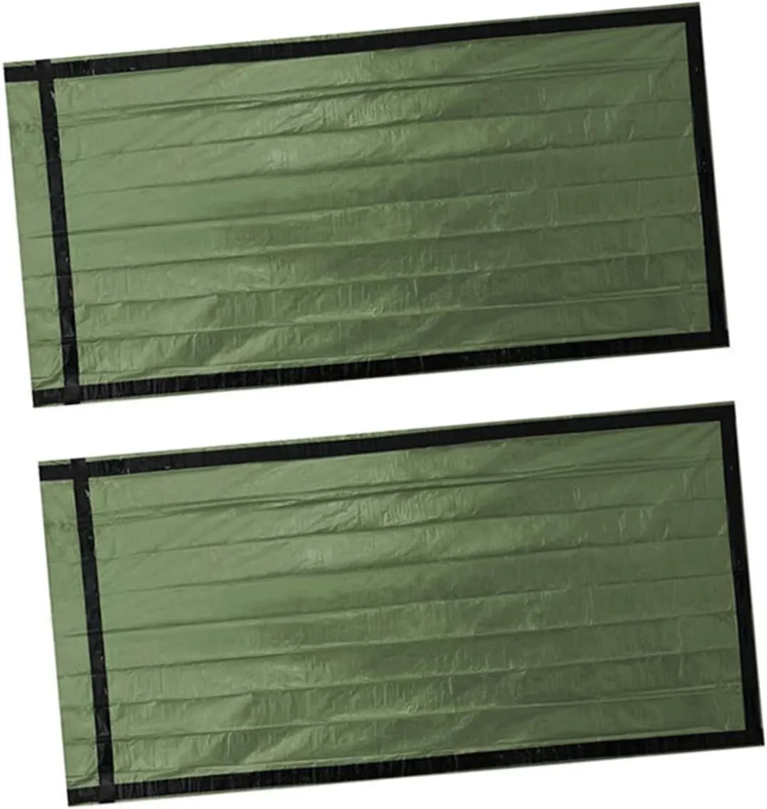 Lightweight Bivy Sack 2-Pack Emergency Sleeping Bag for Camping Hiking Outdoor Adventures Waterproof Windproof