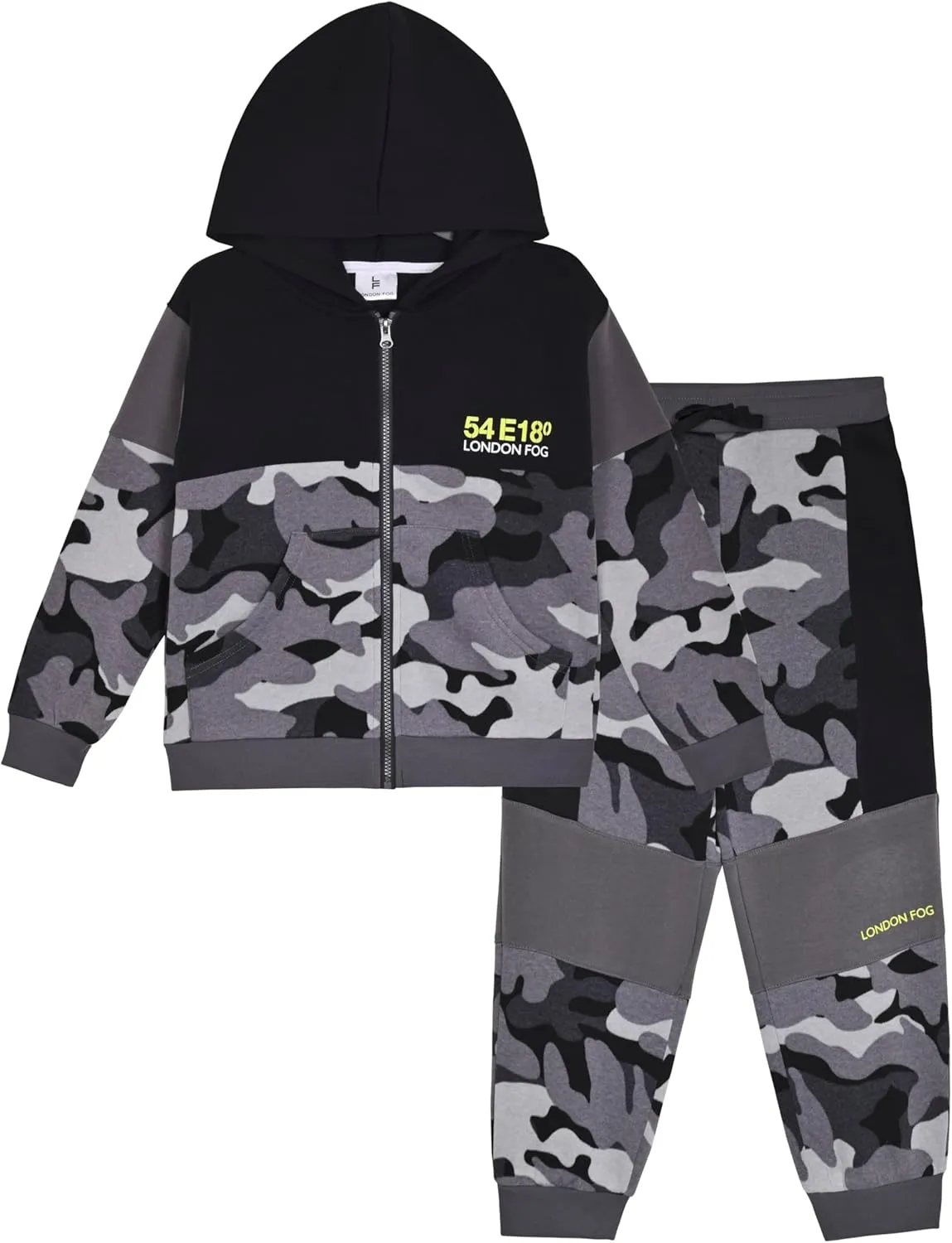 LONDON FOG Boys Fleece Sweatsuit Hoodie and Sweatpants
