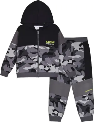 LONDON FOG Boys Fleece Sweatsuit Hoodie and Sweatpants